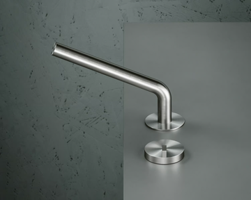Q. 18 31 - Countertop stainless steel washbasin mixer by Quadrodesign - view 3