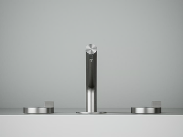 Q. 18 31V - Countertop stainless steel washbasin tap by Quadrodesign - view 2