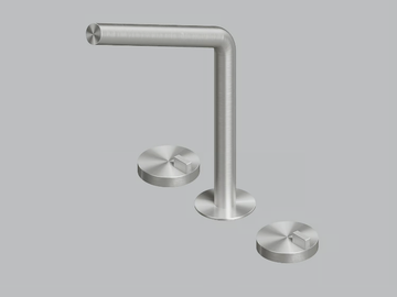 Q. 18 32V - Countertop stainless steel washbasin tap by Quadrodesign - view 2