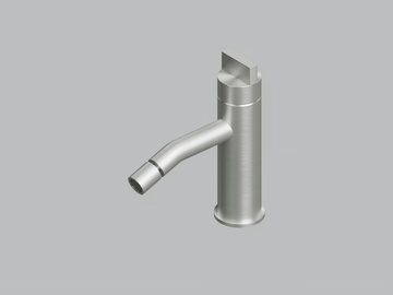 Q. 18 35 - Countertop stainless steel bidet mixer by Quadrodesign - view 2