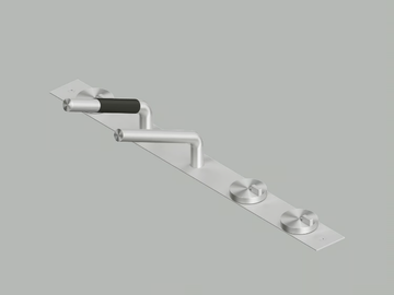 Q. 18 98 R - Stainless steel bathtub set by Quadrodesign - view 2