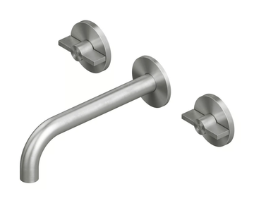 VALVOLA01 19 11V - Wall-mounted stainless steel washbasin tap by Quadrodesign - view 3