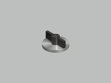 VALVOLA01 19 51 - Deck-mounted stainless steel remote control tap by Quadrodesign - view 2