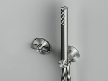 VALVOLA01 19 58 - Hydroprogressive mixer set for bath/shower with hand shower by Quadrodesign - view 2