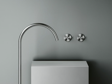 VALVOLA01 19 63V - Wall-mounted stainless steel remote control tap by Quadrodesign - view 2