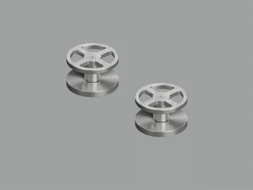 VALVOLA02 20 51V - Deck mounted set of 2 shut-off mixing valves by Quadrodesign - view 2