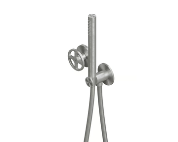 VALVOLA02 20 58 - Hydroprogressive mixer set for bath/shower with hand shower by Quadrodesign - view 3