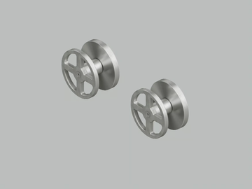 VALVOLA02 20 63V - Wall mounted set of 2 shut-off mixing valves by Quadrodesign - view 2