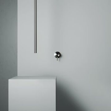 BC014 - Ceiling-mounted stainless steel spout by Quadrodesign - view 3