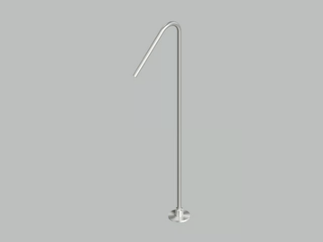 BV021 - Floor standing stainless steel spout by Quadrodesign - view 2