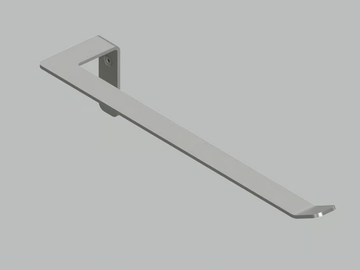 ECCETERA QA1202 - Steel towel rack by Quadrodesign - view 2