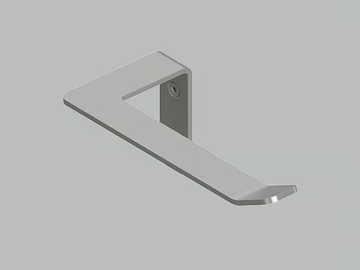 ECCETERA QA1401 - Steel toilet roll holder by Quadrodesign - view 2