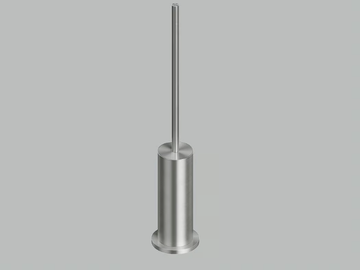 ECCETERA QA1502 - Wall-mounted steel toilet brush by Quadrodesign - view 2
