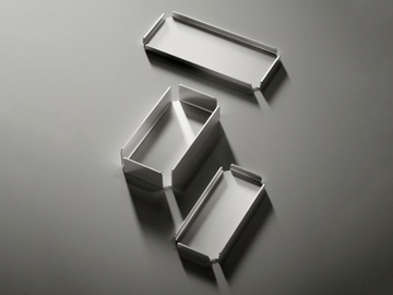 ECCETERA QA1900 - Countertop steel soap dish by Quadrodesign - view 2