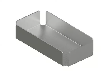 ECCETERA QA1902 - Countertop steel soap dish by Quadrodesign - view 3