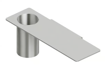 ECCETERA QA1602 - Steel toothbrush holder / bathroom wall shelf by Quadrodesign - view 3