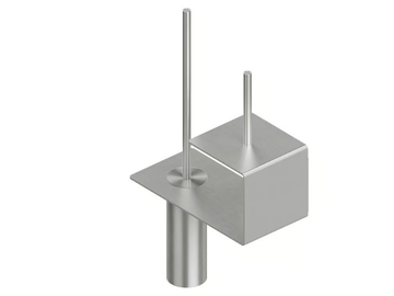 ECCETERA QA1700 - Steel toilet roll holder / toilet brush by Quadrodesign - view 3