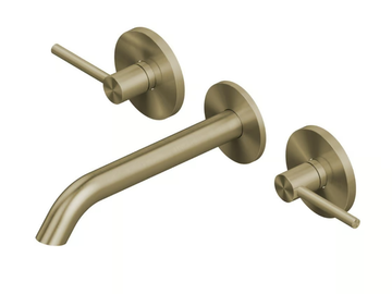 FFQT 21 10V - 3 hole stainless steel washbasin mixer with individual rosettes by Quadrodesign - view 3