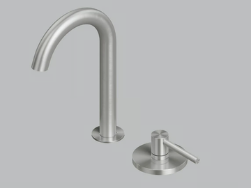 FFQT 21 31T - Countertop stainless steel washbasin mixer with adjustable spout by Quadrodesign - view 2
