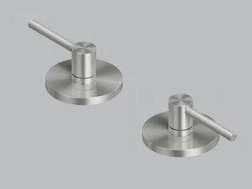 FFQT 21 51V - Stainless steel stop valve by Quadrodesign - view 2