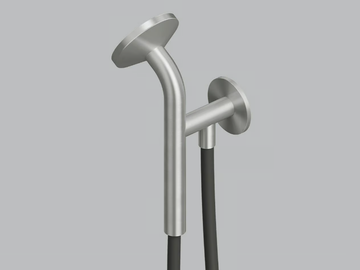 FFQT 21 66 - 1 hole stainless steel shower mixer with hand shower by Quadrodesign - view 2