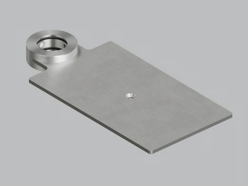 FFQT QA001 - Stainless steel soap dish for shower by Quadrodesign - view 2