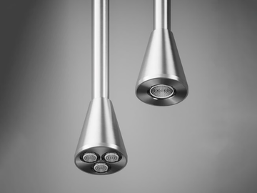 FFQT SF021.00 - Round stainless steel rain shower by Quadrodesign - view 2