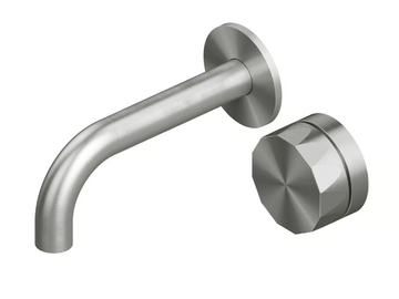 HB 15 10T - Wall-mounted single handle stainless steel washbasin mixer by Quadrodesign - view 3
