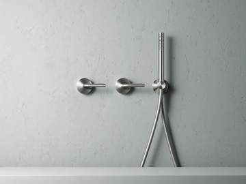 LEVO 14 68 - Shower mixer with hand shower by Quadrodesign - view 2