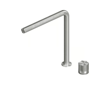 MODO 17 08 - Hydroprogressive stainless steel washbasin mixer by Quadrodesign - view 3