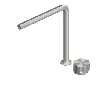 MODO 17 32T - Countertop stainless steel washbasin mixer by Quadrodesign - view 3