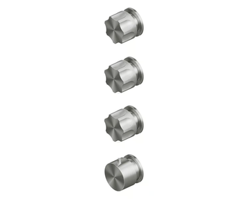 MODO 17 50.0 - Wall-mounted stainless steel thermostatic mixer set by Quadrodesign - view 3