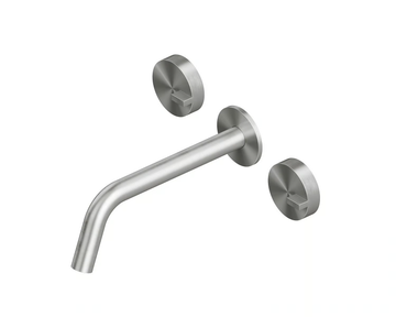 Q. 18 11V - Wall-mounted stainless steel washbasin tap by Quadrodesign - view 3