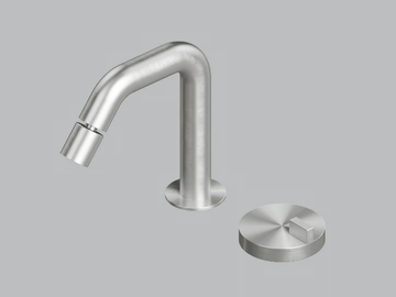 Q. 18 37 - Countertop stainless steel bidet tap by Quadrodesign - view 2