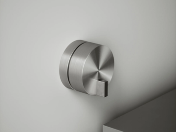 Q. 18 63 T - Single handle stainless steel washbasin mixer by Quadrodesign - view 2