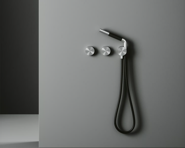 Q. 18 68 - Stainless steel bathtub tap / shower tap by Quadrodesign - view 3
