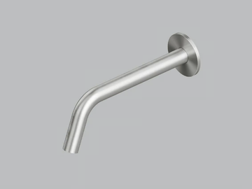 Q. BC029 - Wall-mounted stainless steel spout by Quadrodesign - view 2
