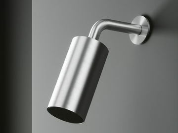 Q. SF018.00 - Wall-mounted stainless steel overhead shower by Quadrodesign - view 2