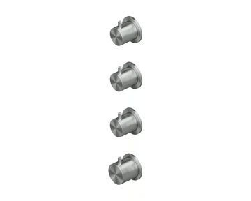 SOURCE 12 50 - Wall-mounted stainless steel thermostatic mixer set by Quadrodesign - view 3