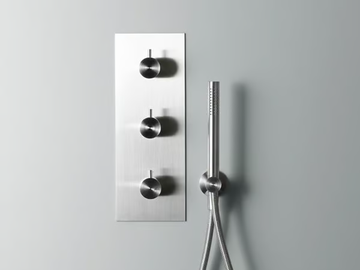 SOURCE 12 89 - Thermostatic stainless steel shower mixer by Quadrodesign - view 2