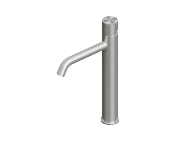 STEREO 16 02T - 1 hole stainless steel washbasin mixer by Quadrodesign - view 3