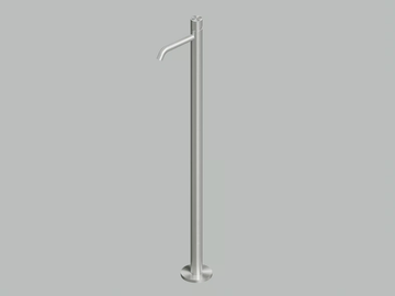 STEREO 16 05T - Floor standing single handle stainless steel washbasin mixer by Quadrodesign - view 2