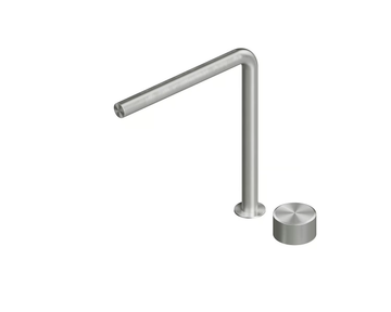 STEREO 16 32 - Countertop stainless steel washbasin mixer by Quadrodesign - view 3