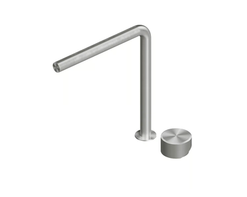 STEREO 16 32T - Countertop stainless steel washbasin mixer by Quadrodesign - view 3