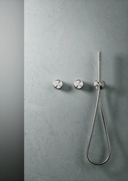 STEREO 16 68 - Shower mixer with hand shower by Quadrodesign - view 3