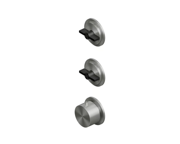 VALVOLA01 19 49.0 - Wall-mounted stainless steel thermostatic mixer set by Quadrodesign - view 3