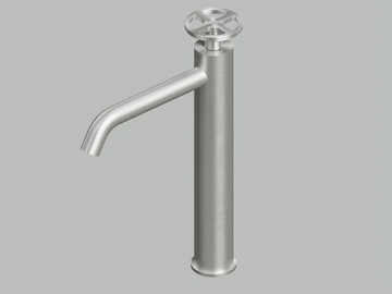 VALVOLA02 20 02 - Countertop 1 hole stainless steel washbasin mixer by Quadrodesign - view 2