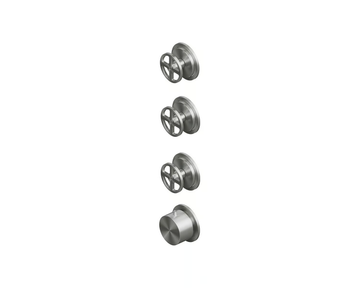 VALVOLA02 20 50.0 - Wall-mounted stainless steel thermostatic mixer set by Quadrodesign - view 3