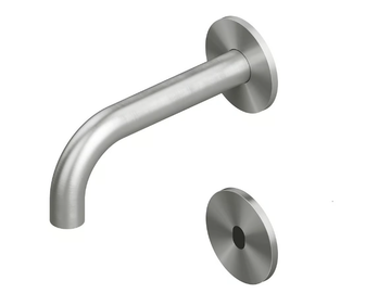 SENSE BC004S.0.10 - Wall-mounted stainless steel sink spout by Quadrodesign - view 3