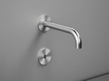 SENSE BC004S.0.10 - Wall-mounted stainless steel sink spout by Quadrodesign - view 2